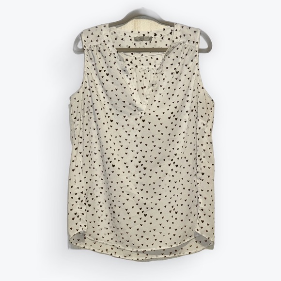 Dalia Tops - Dalia Heart Tank Top Blouse